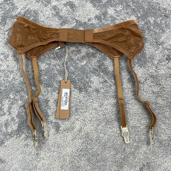 NWT SKIMS Glissenette Garter Belt in Chai Sz XXS - Picture 7 of 8